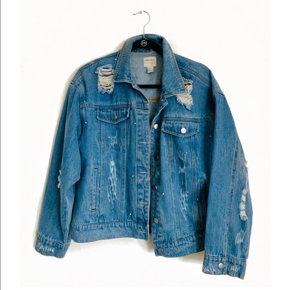 Forever 21 Jackets & Blazers - Distressed denim jacket